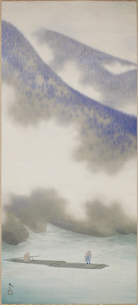 Fisherman in a Mist-Enshrouded Landscape, , Hishida Shunsō