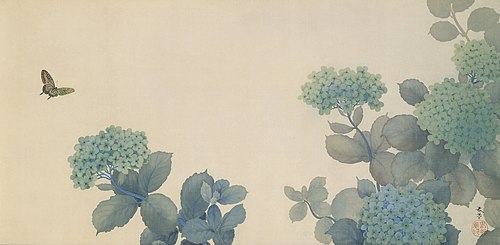 Hydrangeas, 1902, Hishida Shunsō