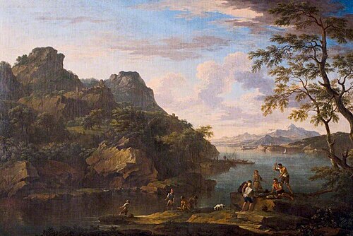 Classical Landscape with Figures, , Jacob de Heusch