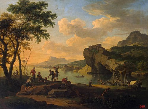 Italian Harbour, 1697, Jacob de Heusch