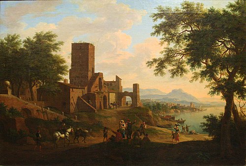Paysage côtier, 1686, Jacob de Heusch