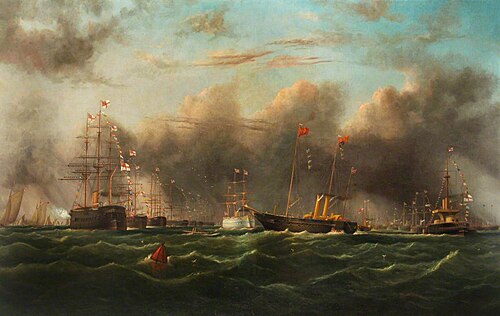 Review of Reserve Fleet, 1878, , Arthur Wellington Fowles