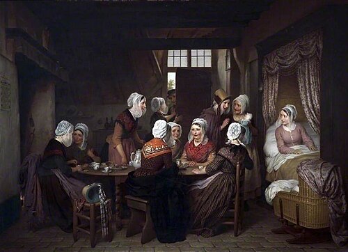 A Christening Party, , François Antoine De Bruycker