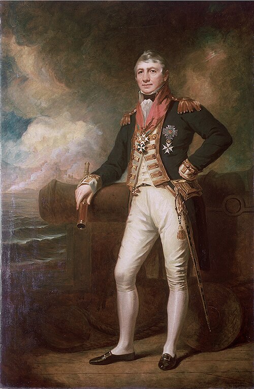 Admiral David Milne (1763-1845), 1828, George Frederick Clarke