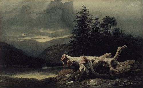 Rain Clouds Gathering-Scene Amongst the Allegheny Mountains, 1840, George Harvey