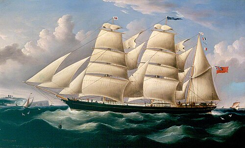 Barque 'Randolph', 1872, Richard Ball Spencer