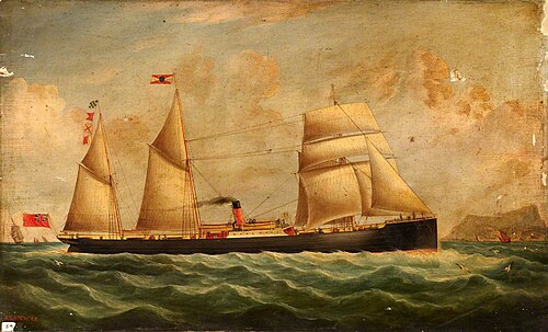 'Diadem' Schooner, 1874, Richard Ball Spencer