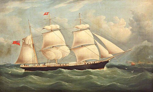 Barque off Dover, Kent, , Richard Ball Spencer
