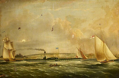 The paddle steamer 'Venus', , Richard Ball Spencer
