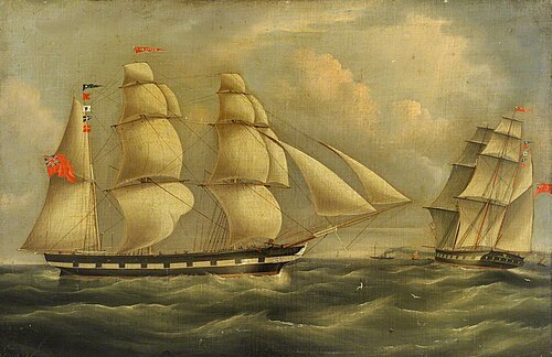 The barque 'Bellevue', , Richard Ball Spencer