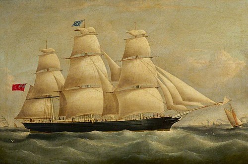 The ship 'Eveline', 1860, Richard Ball Spencer