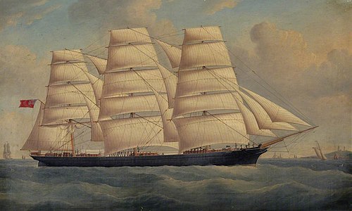 The clipper 'Leander', , Richard Ball Spencer