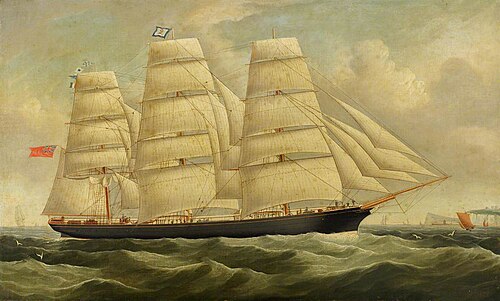 The ship 'Deva', 1864, Richard Ball Spencer