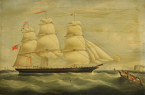 The clipper 'Christopher Newton', , Richard Ball Spencer