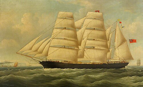 The barque 'Windward', , William Ball Spencer