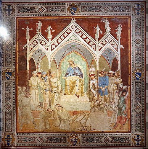 Martirio dei francescani ad Almaliq, , Ambrogio Lorenzetti