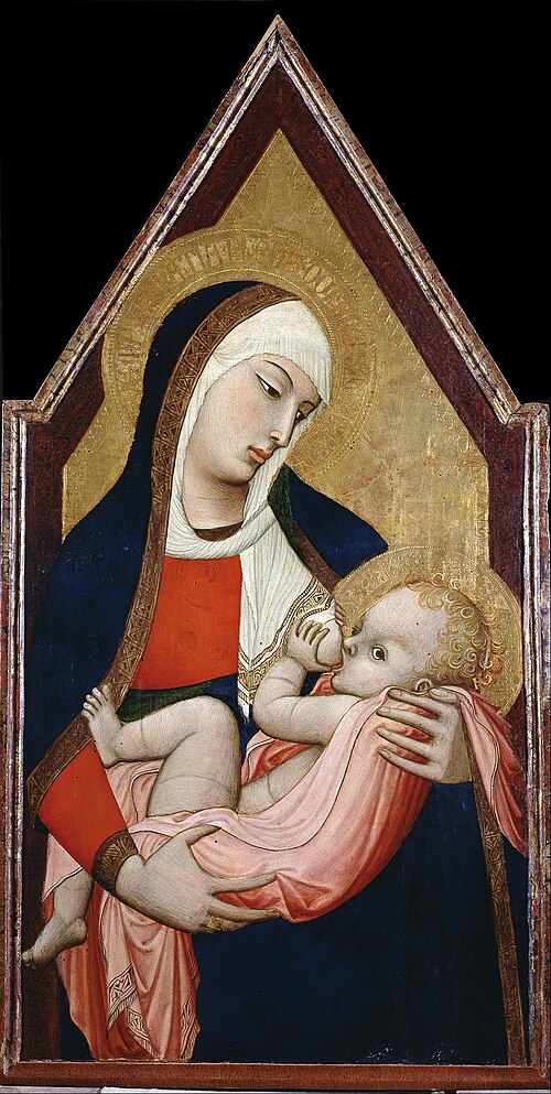 Madonna del Latte, 1330, Ambrogio Lorenzetti