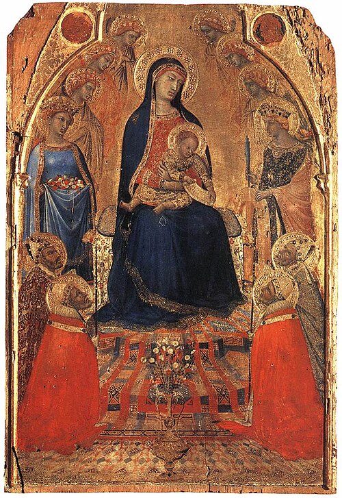 Small Maestà, 1337, Ambrogio Lorenzetti