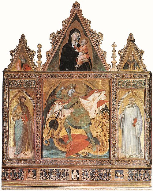 Triptyque de San Michele, 1330, Ambrogio Lorenzetti