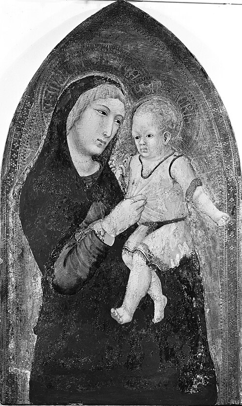 Vierge à l'Enfant, 1333, Ambrogio Lorenzetti
