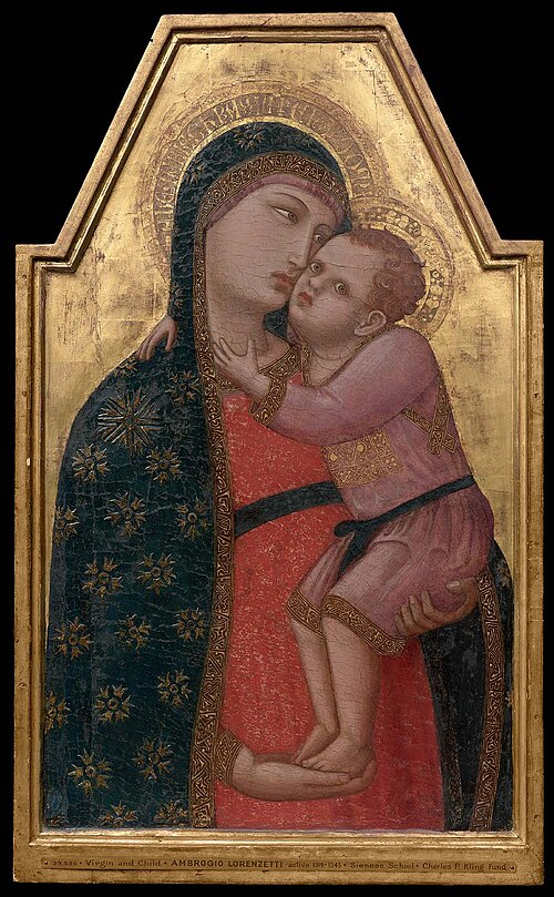 Virgin and Child, , Ambrogio Lorenzetti