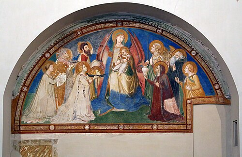 Maestà of Sant'Agostino, 1337, Ambrogio Lorenzetti