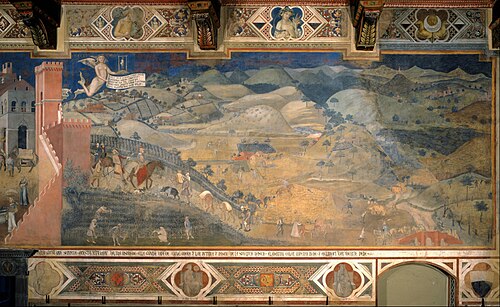 Effects of Good Government in the countryside, , Ambrogio Lorenzetti