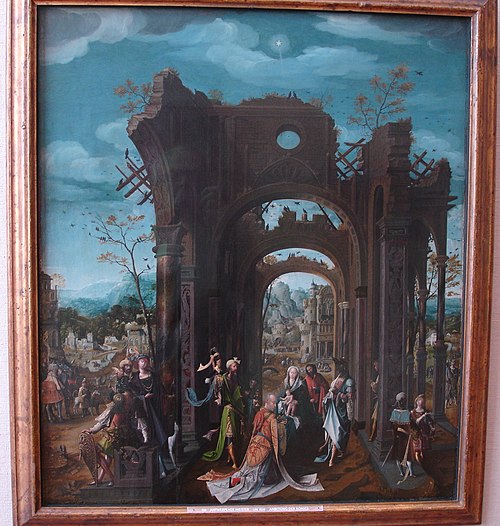 L'Adoration des Mages, 1520, Pseudo-Bles