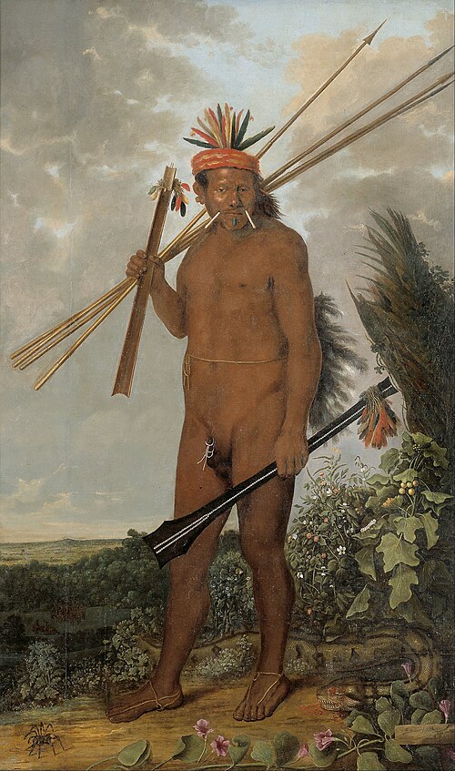 Tarairiu Man, 1641, Albert Eckhout