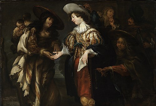 The fortuneteller, 1647, Jan Cossiers
