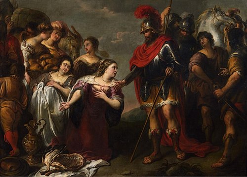 David and Abigail, 1650, Jan Cossiers