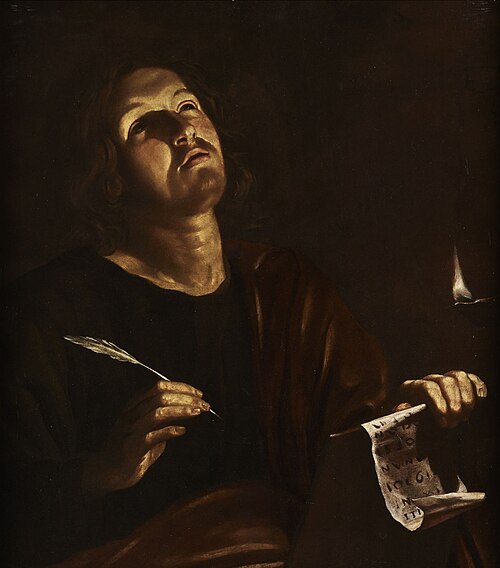 The poet of St John, 1621, Jan Cossiers