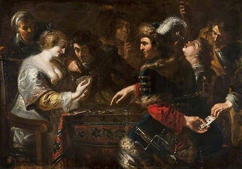 A Gambling Party, , Jan Cossiers