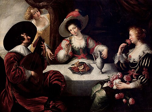 The five senses, 1650, Jan Cossiers