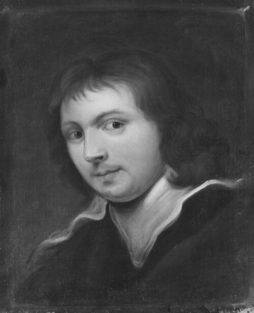 Young Man with Long Hair, , Jan Cossiers