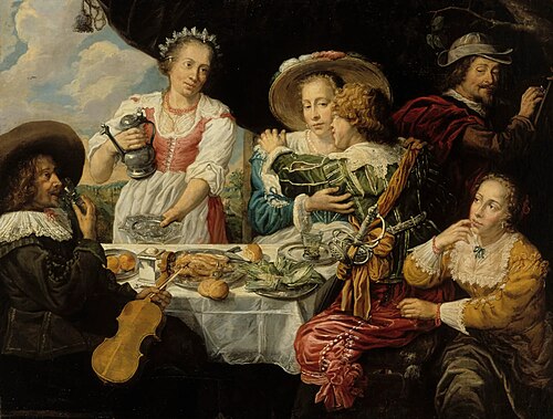 The Prodigal Son, 1650, Jan Cossiers