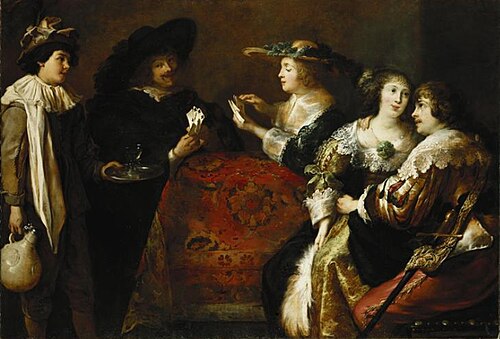 Kavalier und Dame, 1650, Jan Cossiers