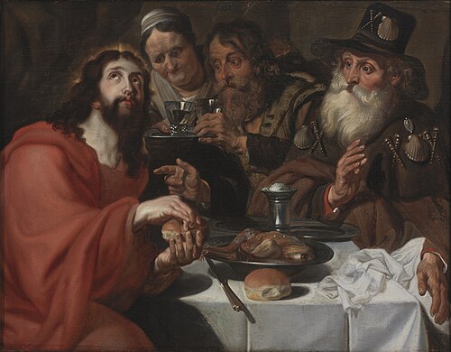 Le Souper à Emmaüs, 1650, Jan Cossiers
