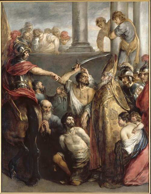 Saint Nicolas sauvant les captifs, 1660, Jan Cossiers