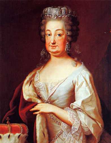 Porträt der Countess Palatine Elisabeth Auguste of Sulzbach (1721-1794), 1787, Heinrich Carl Brandt
