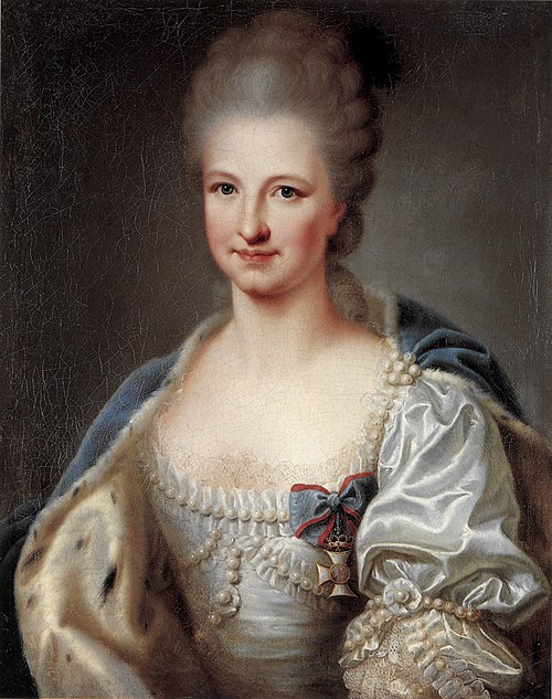 Portrait of Amalie of Zweibrücken-Birkenfeld (1752-1828), 1769, Heinrich Carl Brandt