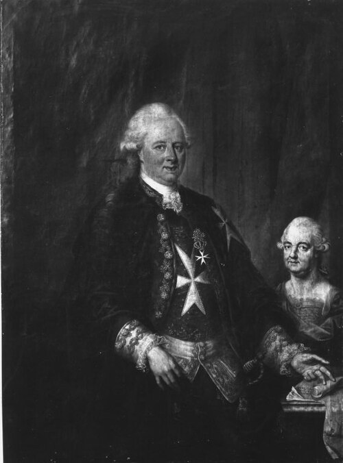 Großprior der bayerischen Zunge des Malteserordens (Johann Baptist Anton von Flachslanden?), 1781, Heinrich Carl Brandt