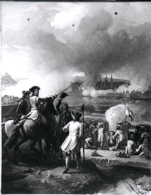 Anno 1703. Verovering van de vesting Bonn, door Coehoorn, 1869, Anthonius Brouwer