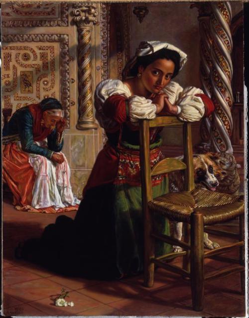 Past And Present, 1868, William Holman Hunt