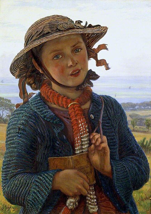 The School-Girl's Hymn, 1859, William Holman Hunt