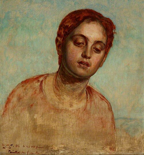 Study of a Head, 1884, William Holman Hunt