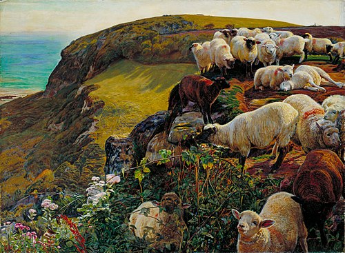 Nos côtes anglaises, 1852, William Holman Hunt