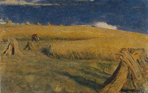 Cornfield at Ewell, 1849, William Holman Hunt