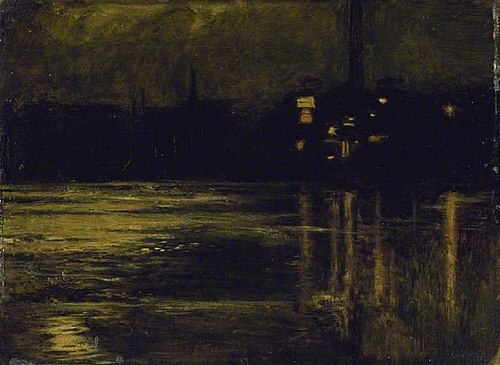 The Thames at Chelsea, Evening, 1853, William Holman Hunt