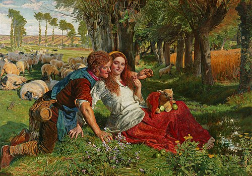 The Hireling Shepherd, 1851, William Holman Hunt